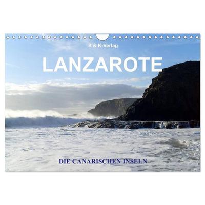 Die Canarischen Inseln - Lanzarote (Wandkalender 2027 DIN A4 quer), CALVENDO Monatskalender