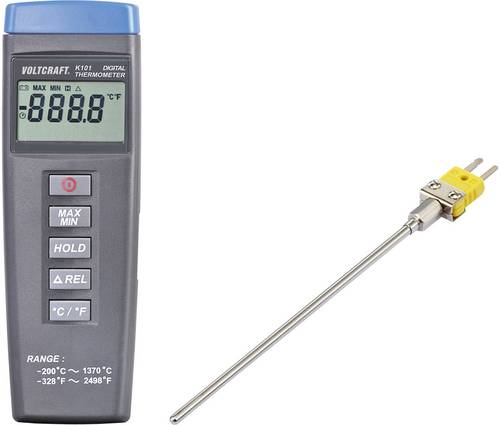 VOLTCRAFT K101 + TP 200 Temperatur-Messgerät Fühler-Typ K