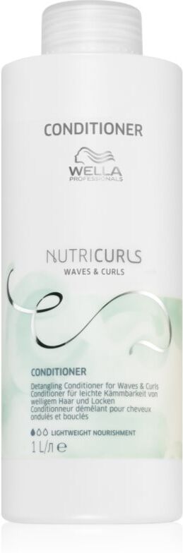 Wella Professionals Nutricurls Waves & Curls der nährende Conditioner für die leichte Kämmbarkeit des Haares 1000 ml