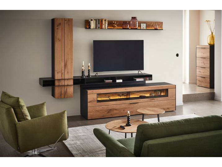 SCHÖNER WOHNEN-Kollektion Wohnwand YORIS 295 x 206 cm