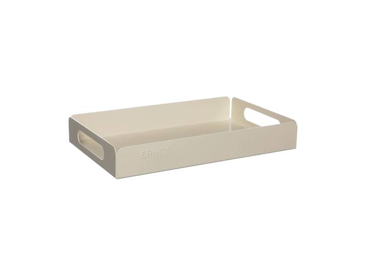 ERNST Plateau en métal Ernst 18x28,5 cm Crème ivoire