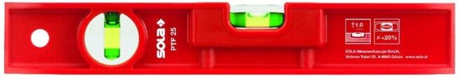 SOLA Niveau torpille 25 cm plastique (01412201)