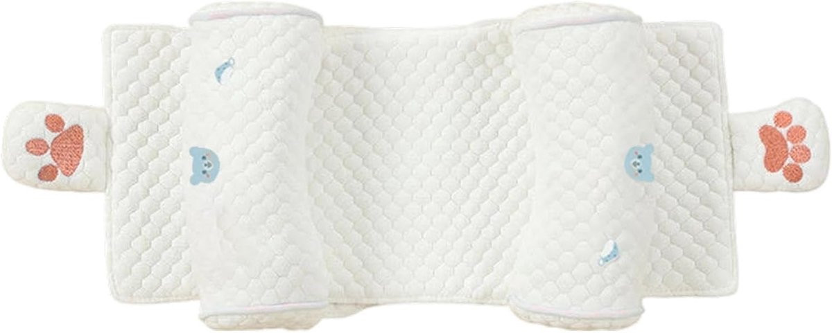 Roze Kinder Kussensloop - Comfortabele Vervangingshoes voor Hoofdsteun - 38 x 17 cm