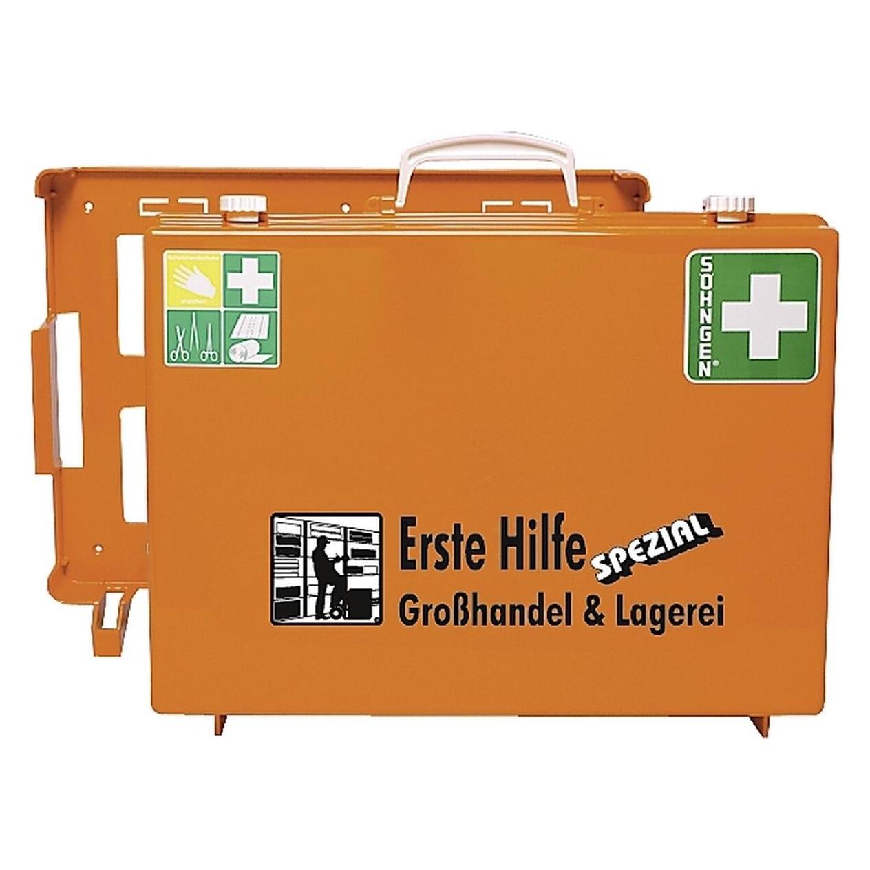 Söhngen Erste-Hilfe-Koffer Spezial MT-CD Österreich-Norm Erweit. Grossh./ Lagerei orange (0390227)