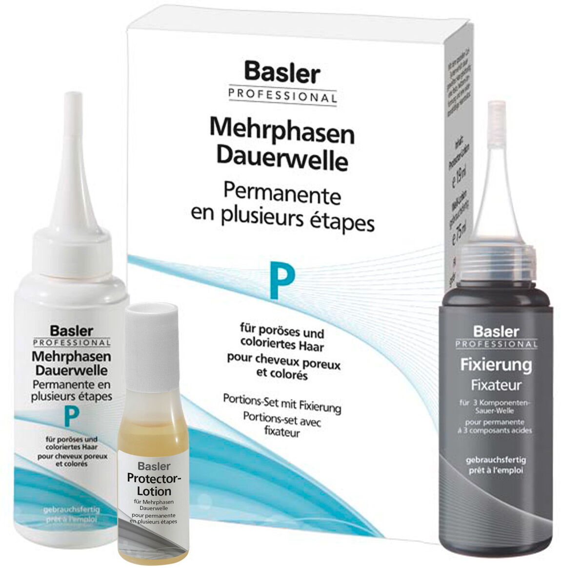 149ml basler Mehrphasen Dauerwelle (Lotion 55ml + Activator 19ml + Fixierung 75ml)