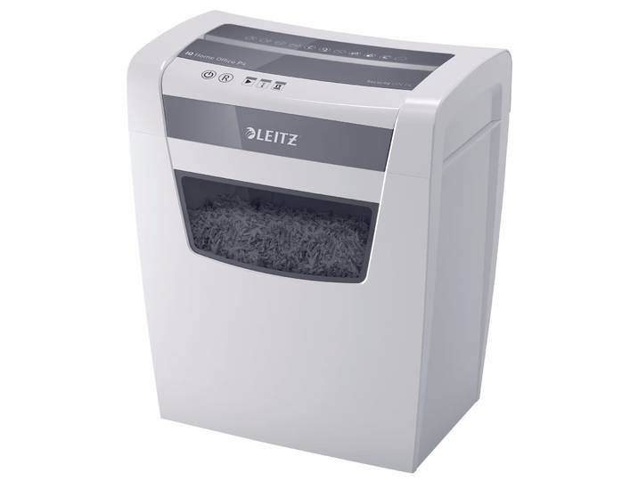 Leitz IQ HomeOffice P-4 Aktenvernichter 8009-00-00 – Aktenvernichter/Schredder – weiss