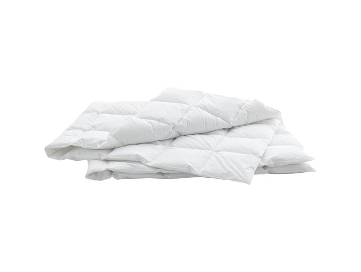 Billerbeck Duvet Swiss Dream Weiss Baumwolle/Daunen/Federn 160 x 210 cm Entendaunen/Entenfedern - Material: 100 % Baumwolle, hydrophil und