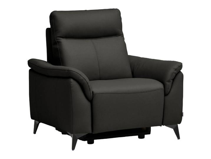 Belluti Sessel, Mokka, Metall, Echtleder, Dickleder, 107x105x98 cm, Lederauswahl, Stoffauswahl, Wohnzimmer, Sessel, Sessel