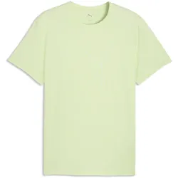 Puma, Herren, Sportshirt, M TAD ESSENTIAL HEATHER CAT TEE (CF large cat) (L), Grün