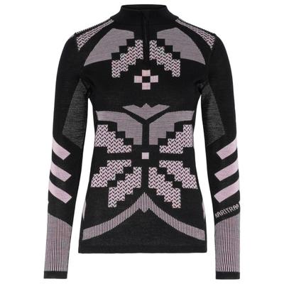 Kari Traa - Women's Faith Half Zip - Merinounterwäsche Gr L schwarz