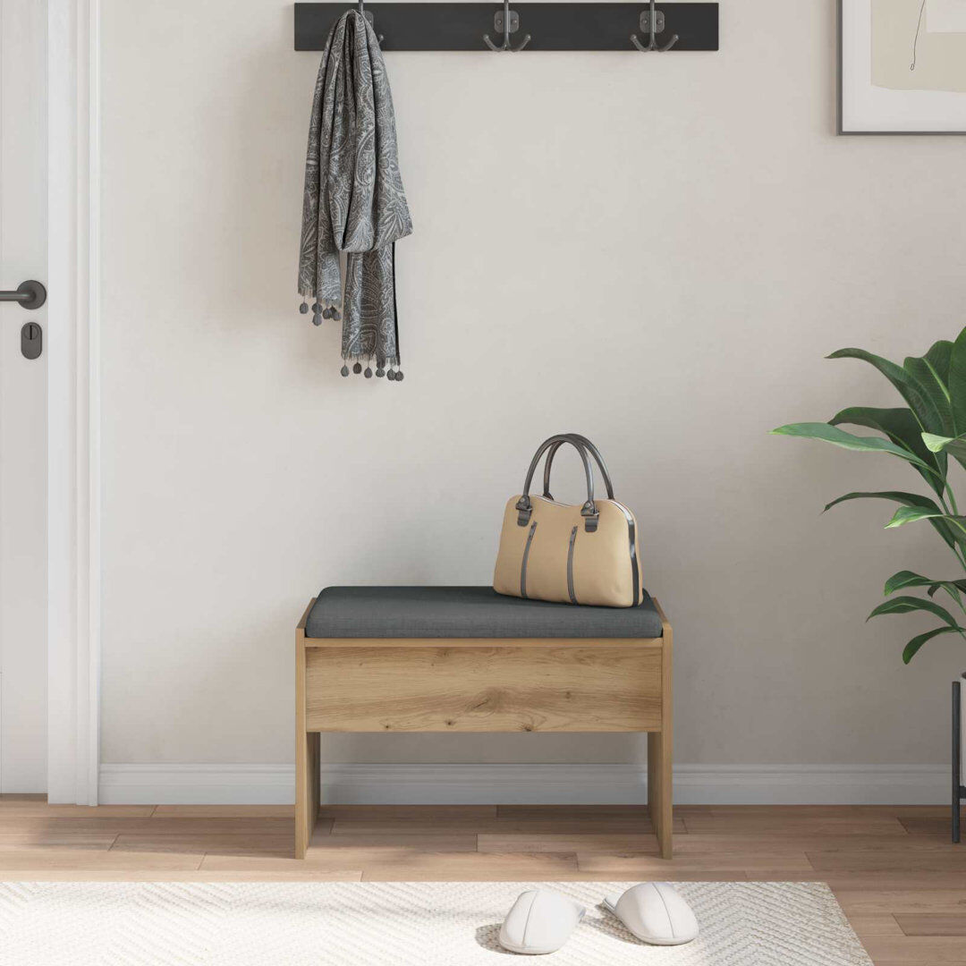 East Urban Home Bench Artisan Oak 40cm H x 63cm W x 38cm D