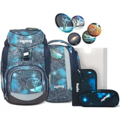 ergobag PACK Schulrucksack-Set Bär Anhalter durch die Galaxis, 6-teilig