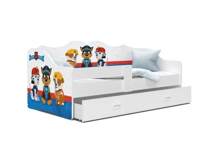 Lit banquette enfant 80 x 160 cm Pat Patrouille - Matelas Oeko-Tex inclus