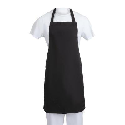 Whites Latzschürze Poly-Baumwolle - Schwarz - 5 Schürzen