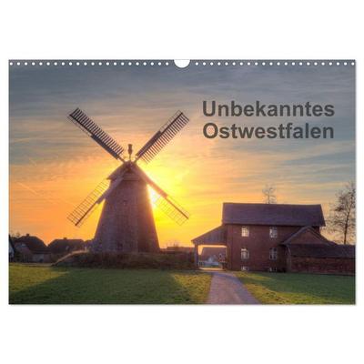 Unbekanntes Ostwestfalen (Wandkalender 2026 DIN A3 quer), CALVENDO Monatskalender