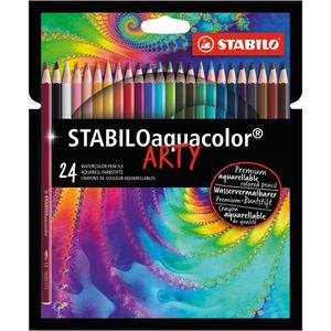 Stabilo Aquarellstifte aquacolor ARTY, 1624/1-20, farbig sortiert, 24 Stück