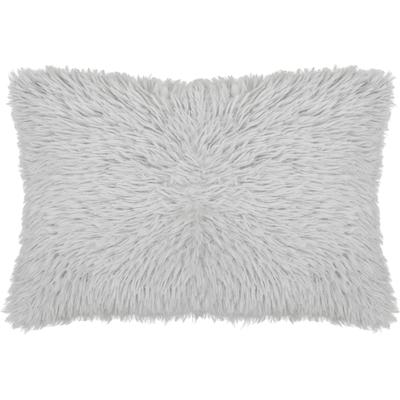 Dekokissen ZOEPPRITZ1828 "Reborn", grau (cloud, felloptik), B:50cm L:30cm, Polyester, Dekokissen_Sitzkissen_Kissenhüllen, weiche Kunstfell Kissenhülle
