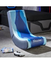 XRocker Gaming Bodensessel Lava Blue/klappbar PU-Leder lava blue 80kg (2022085)