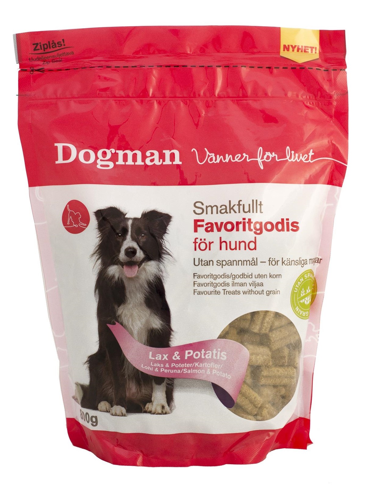 Dogman Hundesnacks Favoritgodis Lachs und Kartoffel 800g