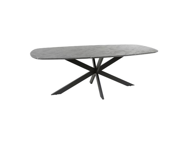 Clemento Onyx Cross Esstisch dänisch oval