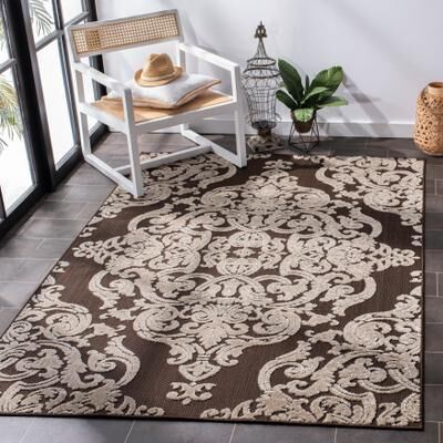 SAFAVIEH Monroe Jeff Modern Indoor/ Outdoor Waterproof Rug
