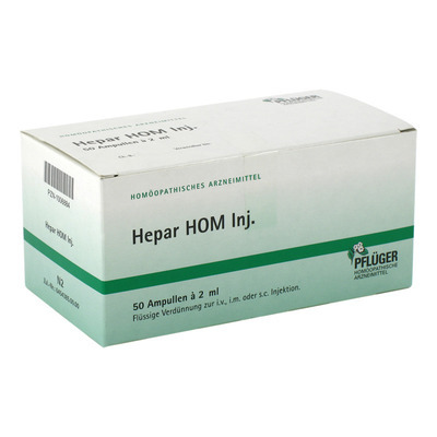 Homöopathisches Laboratorium Alexander Pflüger GmbH & Co. KG HEPAR HOM Inj.Ampullen 50X2 ml 01006884