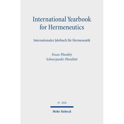 International Yearbook for Hermeneutics/Internationales Jahrbuch für Hermeneutik, Taschenbuch von , Mohr Siebeck, 978-3-16-159931-6