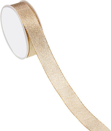 Stoffband, gold, 25 mm, 10 m
