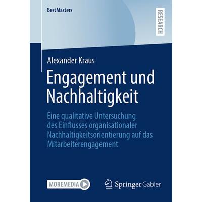 Engagement und Nachhaltigkeit, Taschenbuch von Alexander Kraus, Springer Fachmedien Wiesbaden GmbH, 978-3-658-50914-9