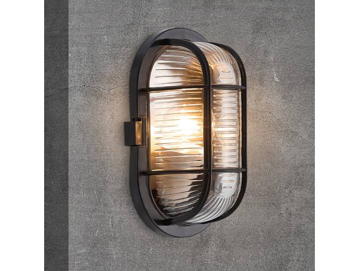 Applique murale Skotlampe 10 x 18 x 11cm Noir/Noir
