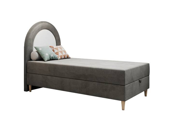 BOXBETT NEST 90/180 Dunkelgrau Velvet hydrophob - H3