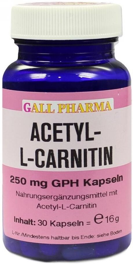 Acetyl-l-Carnitin 250 mg Kapseln