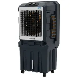 KRS EVC38 Tragbarer Verdunstungskühler aus Kunststoff  3.800 m3/h 585 x 440 x 1200 180 l schwarz