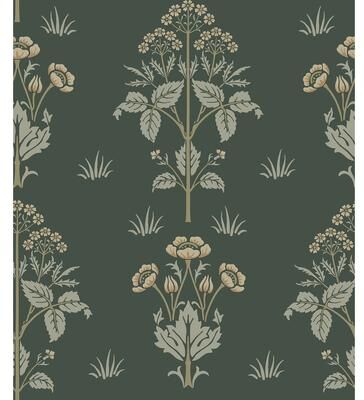 Morris & Co. Meadow Sweet Bayleaf and Manilla Peel and Stick Wallpaper