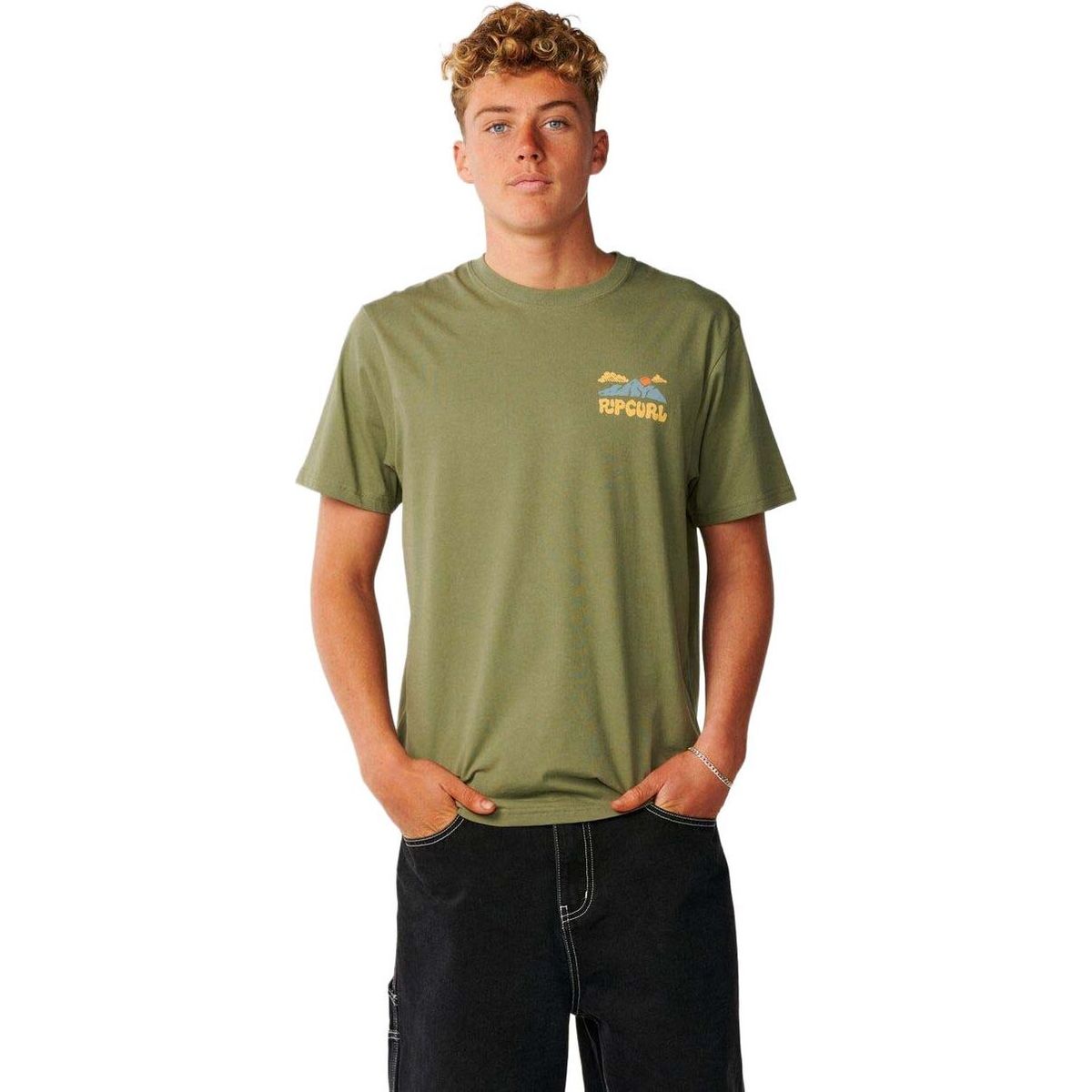 RipCurl Surf Trip Tee surplus green (8231) L 135MTE-8231-L