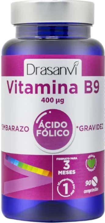 Drasanvi Vitamina B9 400Μg Ácido Fólico 90 comp