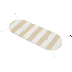 Toni Bankski Sitzkissen für Gartenbank gestreift beige