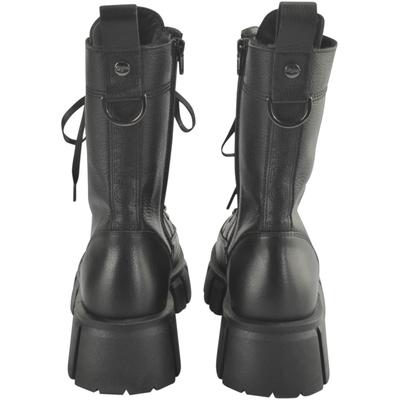 Stiefel BUFFALO "Buffalo ESCAPE LACE UP HI WARM", Damen, Gr. 40, schwarz, Kunstfaser, unifarben, Schuhe Stiefel