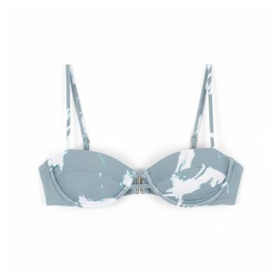 Hurley - Women's Under Wire Top - Bikini-Top Gr XS grau/weiß