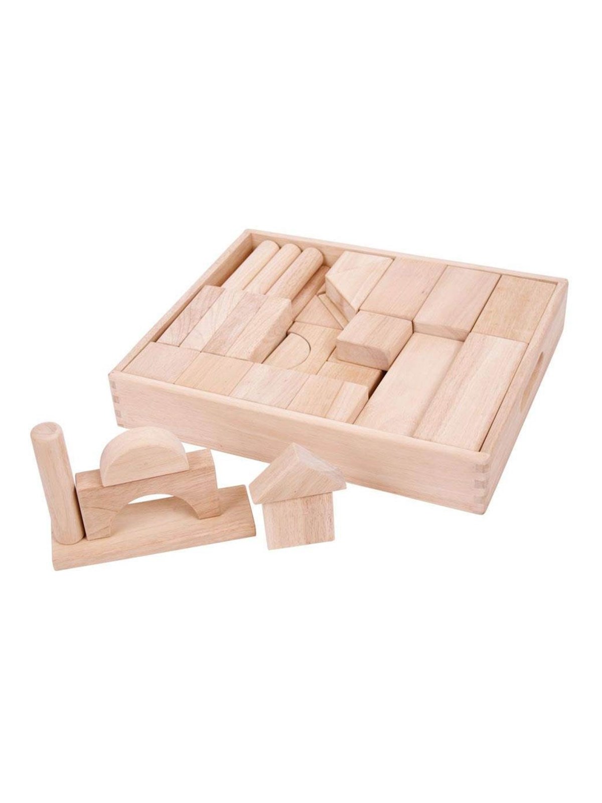 Bigjigs Large Wooden Building Blocks Set