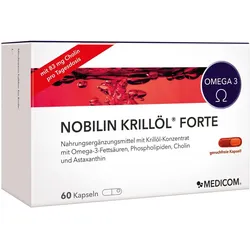 Nobilin Krillöl Forte 60 St Kapseln