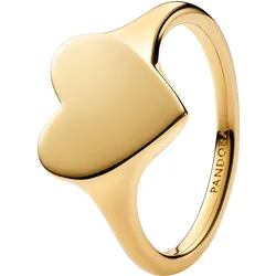 Pandora 163988C00 Damen-Ring Goldfarben Herz, 52/16,6