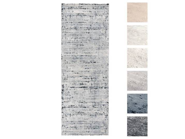 Tapis Couloir Gris Foncé - TESSO LIVING - Moderne - 80x300 cm - Synthétique - Salon