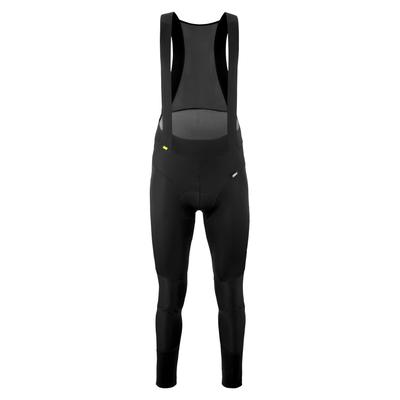 Fahrradhose GONSO "SQlab GO BIBX Therm M", Herren, Gr. M, Normalgrößen, schwarz, 100% Polyester, Hosen Fahrradhose, Herren Radhose mit SQlab Sitzpolster, hohe Wärmeisolation, Tight Fit