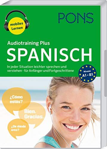 PONS Audiotraining Plus Spanisch: In jeder Situation leichter sprechen und verstehen - für Anfänger und Fortgeschrittene - Preis vom 11.10.2026 03:10:56 h