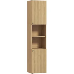 BADEZIMMERSCHRANK Spanplatte MDF Eiche