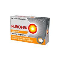 NUROFEN 200mg Ibuprofen Schmelztabletten Lemon bei Kopfschmerzen 200mg 24 St