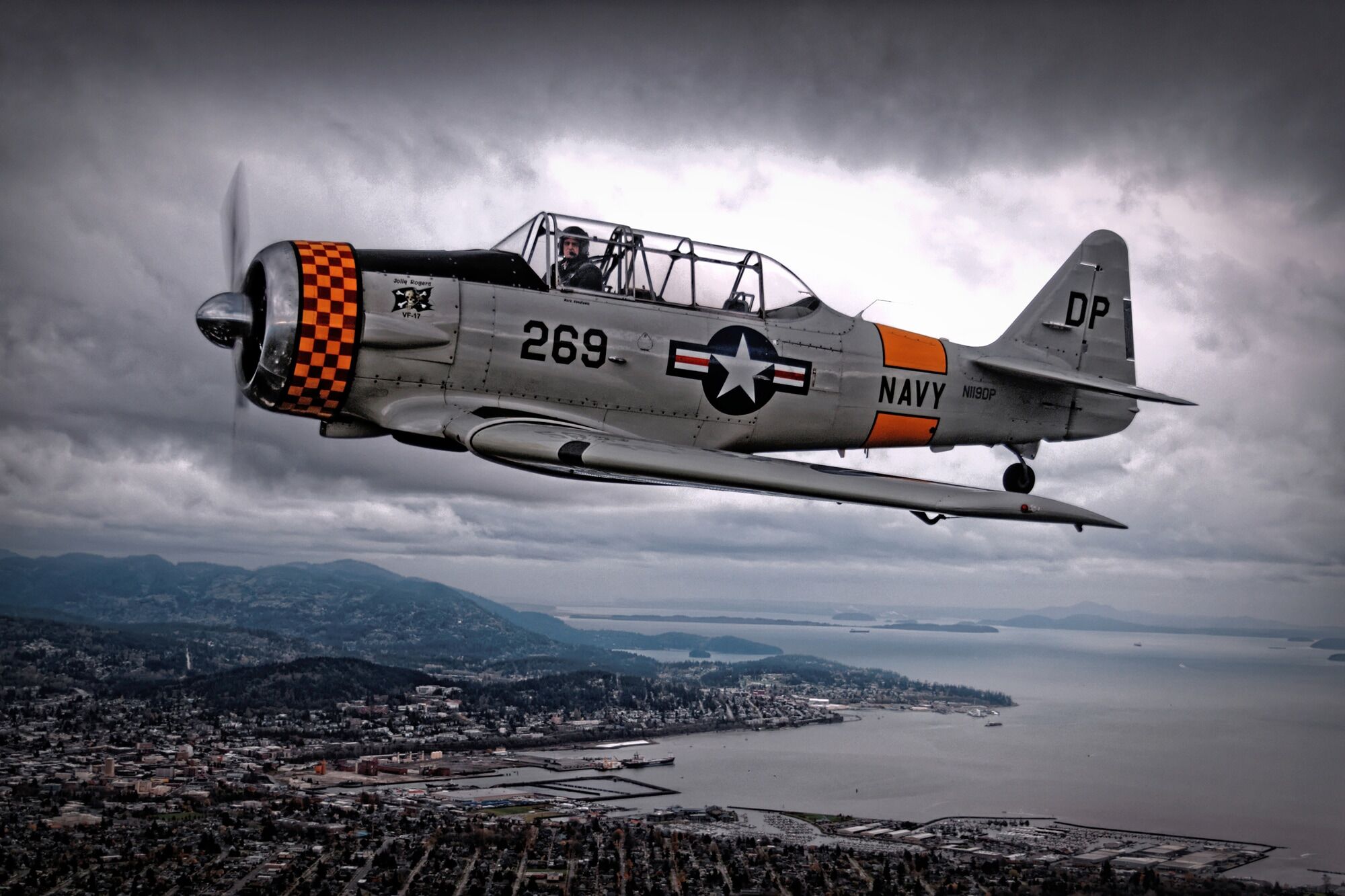 Fototapete PAPERMOON "Photo-Art THOMAS T, Flieger Vintage", bunt, B:3m L:2,23m, Vlies, Tapeten, Fototapete bunt B/L: 3m x 2,23m, Bahnen: 6 Stk.