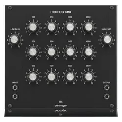 Behringer System 55 914 Fixed Filter Bank, Audio Interface, Schwarz