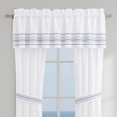 J. Queen New York Bayside Window Straight Valance